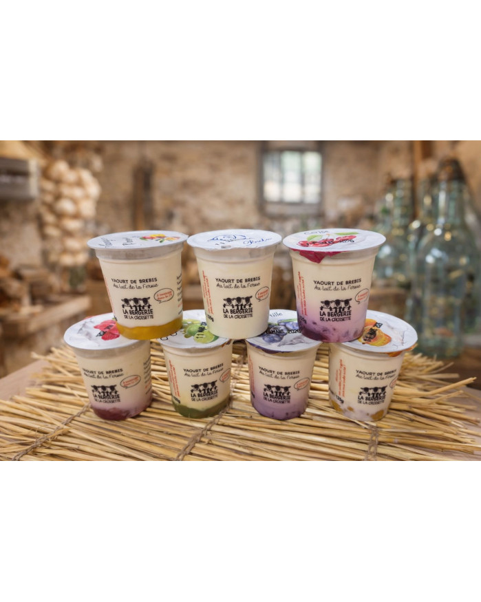 Yaourt au lait de brebis - Ferme de la Croisette - Fruits