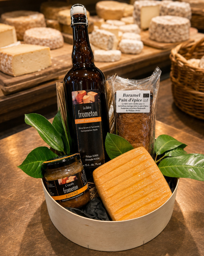 Coffret cadeau - fête des pères - fromage & bière