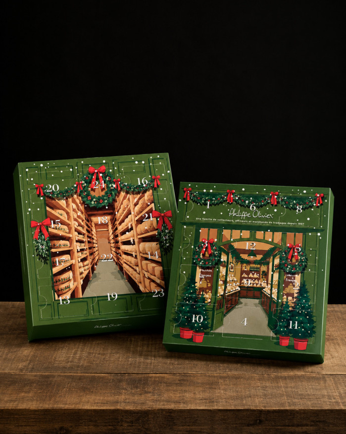 Calendrier de l'Avent Fromages Philippe Olivier - Edition 2026